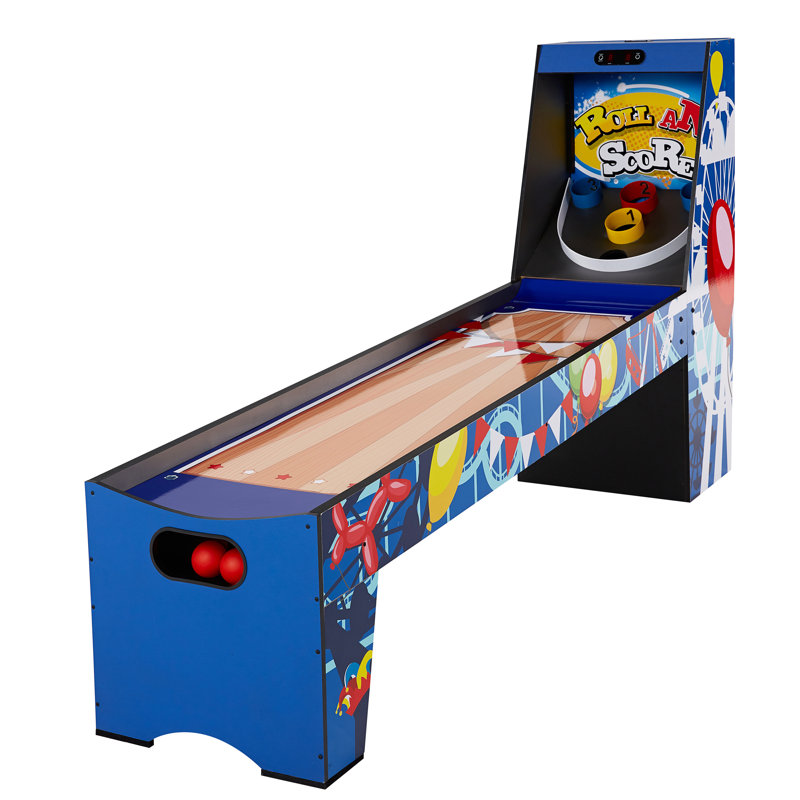 Big Sky Colored Roll and Score Game SkeeBall Machine Wayfair
